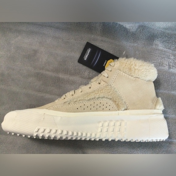 Brandblack Capo Faux Shearling Ankle Sneaker Size 6 - Picture 11 of 13